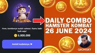 💵 DAILY COMBO CARD HAMSTER KOMBAT 26 JUNE 2024 | KARTU KOMBO HARIAN HAMSTER KOMBAT 26 JUNI 2024