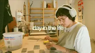 day in the life of a 24 y/o full time artist 🍅 getting that work life balance ~