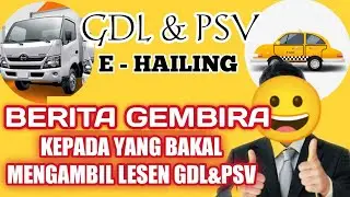 LESEN PSV GDL DI MANSUHKAN #psv #gdl #e-hailing #teksi #grab #maxim #lesen