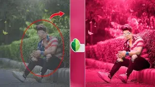 New Snapseed Background Colour Change Trick 😍 | Snapseed Pink Tone Photo Editing | Snapseed Editing