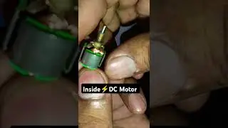What Is Inside A Dc Motor? #shortsfeed #dcmotor #dc