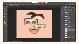 How to Make a Sliced head in Adobe Photoshop  Face Slice Effect