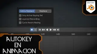 Auto Keying(Animación Automática) en Blender 2.9 - Tutorial Blender
