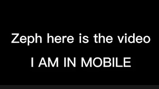 ZEPH HERES THE VIDEO 🤨