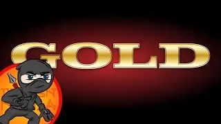 Adobe Illustrator Gradient Text Gold