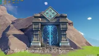 Playing Genshin Impact at 30 fps