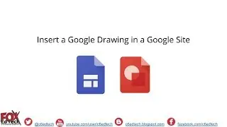 Insert a Google Drawing in a Google Site