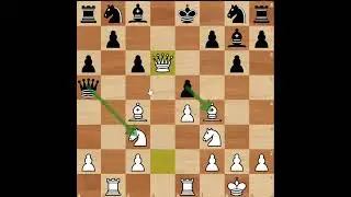 Михаил Таль оставляет под боем две фигуры и выигрывает партию