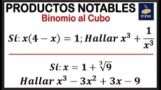 PRODUCTOS NOTABLES: Binomio al Cubo