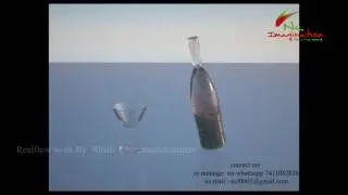 Glass filling water Demo  in Realflow  BY ‪#‎NitishChandrashekarmath‬  @Nc Imagination