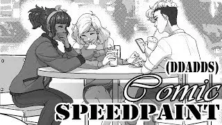 Dream Daddy COMIC Preview [Speedpaint]