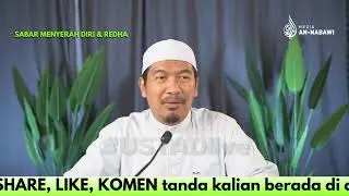 SABAR MENYERAH DIRI & REDHA