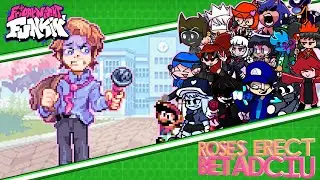 ROSES ERECT But Every Turn Different Character Sings 😼🎶 (FNF: OFFICIAL UPDATE)