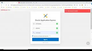 How to reset Oracle Apex internal workspace admin password