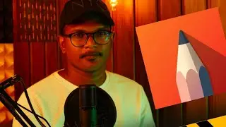 How to shade a rose in digital painting/sketchbook /full video/tamil