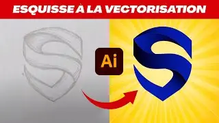 Comment je suis passer dune esquisse à un logo design professionel #logos #vector #graphicdesigner