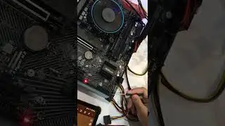 How to turn on the computer directly through the motherboard #basic #computer #electronics