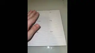 Amazon Review- Weekly Planner Pad