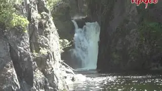 Водопад Киште на Телецком озере - Горный Алтай 2016