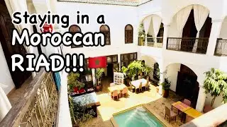 😊🇲🇦Staying in a Riad in Morocco Marrakesh; Morocco Riads!!! 🇲🇦