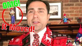 Elf on the Shelf Caught Creeping on Camera!
