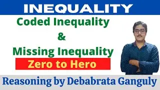 Coded Inequality | Coded & Missing Inequality Reasoning Tricks | Full Concept in Bengali | RRB,IBPS