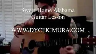Sweet Home Alabama Lesson | Fort Lauderdale | Guitar Teacher | Dyce Kimura