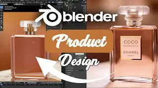 Blender Product Design: Coco Chanel Bottle