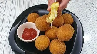 ÇITIR MOZARELLA PEYNİRLİ PATATES TOPLARI👌💯🤩