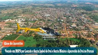 Voando em MSFS por Loanda e Santa Isabel do Ivaí e Santa Mônica e Aparecida do Ivaí no Paraná