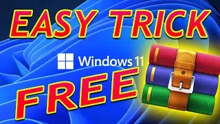 WinRAR FREE FOR WINDOWS 11 TRICK | 100% eASY TUTORIAL GUIDE