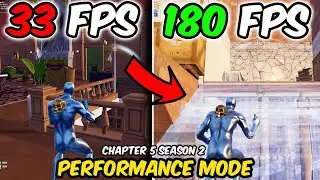 Fortnite How To Boost FPS & Fix FPS Drops - Stuttering on PC/LAPTOP! PERFORMANCE MODE