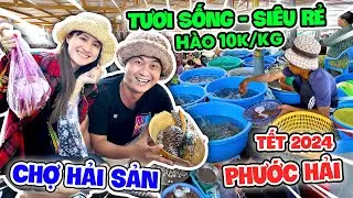 Dẫn Mẹ Bầu Đi Mua Hải Sản Giá Rẻ Ở Chợ Làng Chài Phước Hải Vũng Tàu - Thạc Đức TV