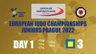 Day 1 - Tatami 3 - European Judo Championships Juniors Prague 2022