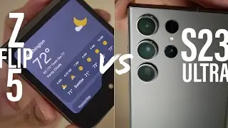 Samsung Galaxy Z Flip 5 vs S23 Ultra | SPEED TEST 📱