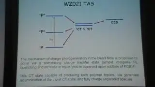 Charge photogeneration in polyfluorenes