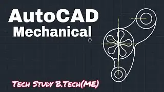 Autocad Mechanical Practice Drawing | Autocad 2d Tutorial In Hindi |