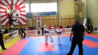 н-герзель шаипов мансур киокушинкай польша клуб кемпо из австрии 2 бой  17.05.14