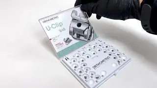 Kit Brackets Autoligado ROTH (B+A+T) SLB U-Clip Orthometric - BIOTECH LTDA #ORT3780ROTH