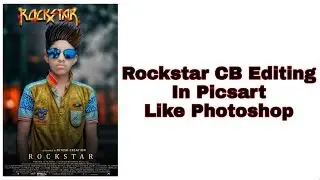 Picsart Rockstar Movie Poster Editing||Rockstar Manipolution Background Editing In Picsart||