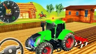 Real Tractor Driving Simulator 2023 new update -Grand Farming Transport Walkthrough #gameplay