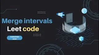 Merge intervals Leetcode_56