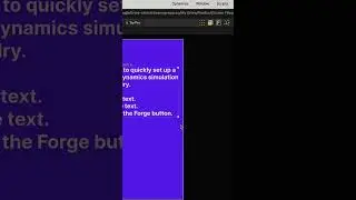 Quick Tip | 3 steps to create a Forge Dynamics simulation in Cavalry #animation #cavalryapp