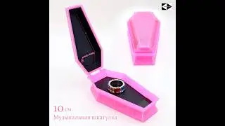 Маленький Розовый Гробик Барби с мелодией «Happy Birthday to You»