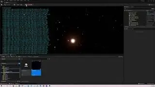 Learning unreal engine 5 by making a planet generator - Starfield generator local offset size and co