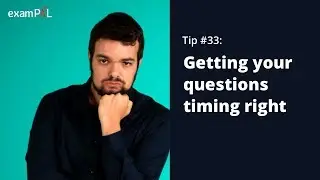 GRE tip #33: Getting your questions timing right