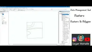 Convert line shape file into polygon shape file using ArcGIS.