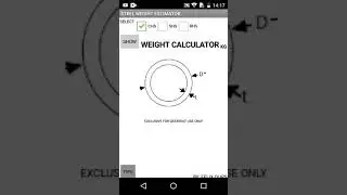 Weight estimator