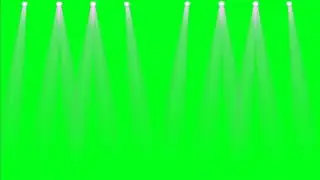 Disko flash lights green screen animation
