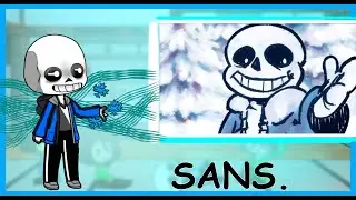 Undertale Reaction to - Sans. Canon Sans video (Real Canon btw)